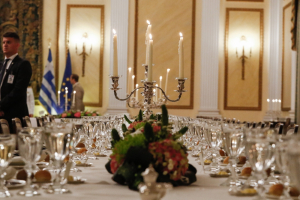 Τα παραλειπόμενα του επίσημου δείπνου στο Προεδρικό Μέγαρο - Το κρασί, το μενού