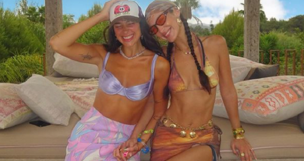 Dua Lipa και Bella Hadid μαζί σε καλοκαιρινές διακοπές