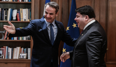Συνάντηση Μητσοτάκη με τον νέο πρέσβη των ΗΠΑ στην Ελλάδα, Τζορτζ Τσούνη