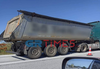 Θεσσαλονίκη: Νεκρός οδηγός φορτηγού - Παρασύρθηκε από την καρότσα του φορτηγού του