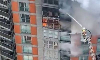 Λονδίνο: Μεγάλη πυρκαγιά σε πολυκατοικία – Τρεις όροφοι παραδόθηκαν στις φλόγες