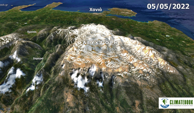 Κρήτη: Εντυπωσιακές δορυφορικές εικόνες από τα Λευκά Όρη και τον Ψηλορείτη