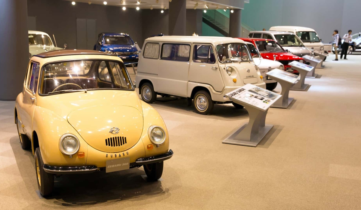 Τμήμα του μουσείου της Subaru στην Ιαπωνία