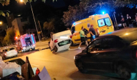 Καλαμαριά: Αυτοκίνητο τούμπαρε μετά από τροχαίο (Φωτογραφίες)