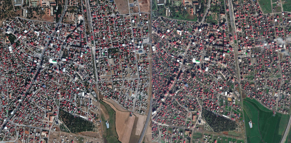 Σοκάρουν οι δορυφορικές φωτογραφίες πριν και μετά τον σεισμό στην Τουρκία