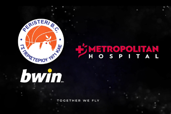 H ΚΑΕ Περιστέρι bwin εμπιστεύεται την υγεία των παικτών της στο Metropolitan Hospital