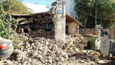 Σεισμός στην Κρήτη: Ζημιές σε κτίρια και αναφορές για εγκλωβισμένους - Στους δρόμους οι κάτοικοι (Φωτογραφίες)