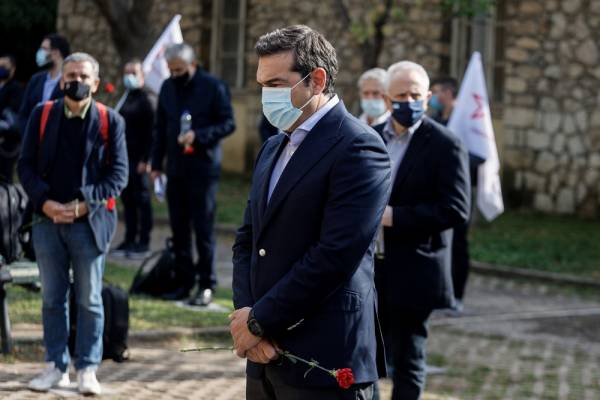 Εκδήλωση ΣΥΡΙΖΑ στο κολαστήριο του ΕΑΤ-ΕΣΑ, επικεφαλής ο Τσίπρας με 50 άτομα και αποστάσεις