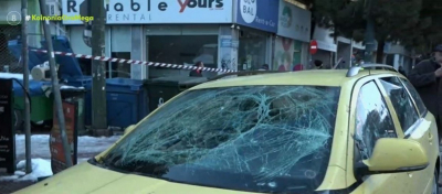 Έκρηξη στη Συγγρού: Καταστράφηκε ολοσχερώς διερχόμενο ταξί