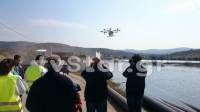 Χαλκίδα: Ψεκάζουν με drone στις πλημμυρισμένες περιοχές