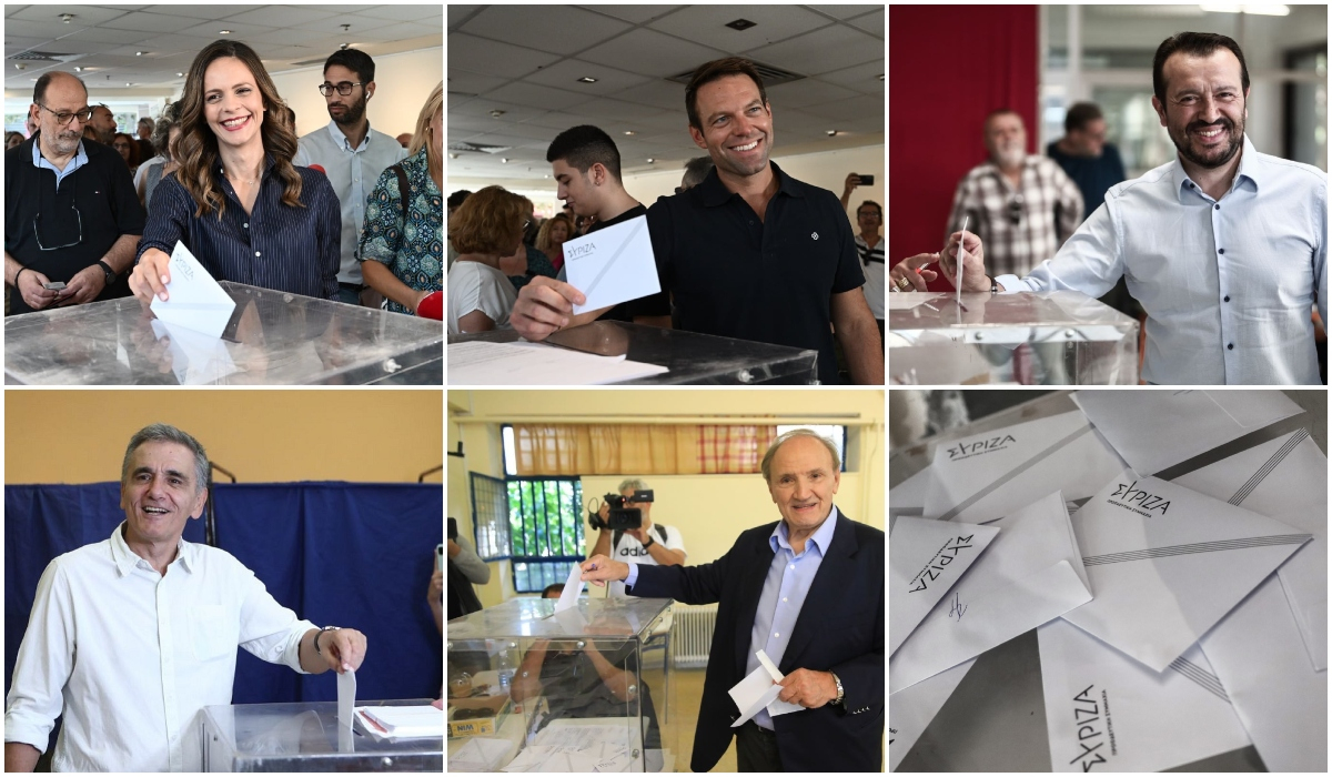 Ψήφισαν και οι 5 υποψήφιοι του ΣΥΡΙΖΑ - Όσα έγιναν στα εκλογικά τμήματα (βίντεο)