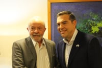 Συνάντηση Αλέξη Τσίπρα με Λούλα: Ανάγκη συνεργασίας αριστερών και προοδευτικών δυνάμεων