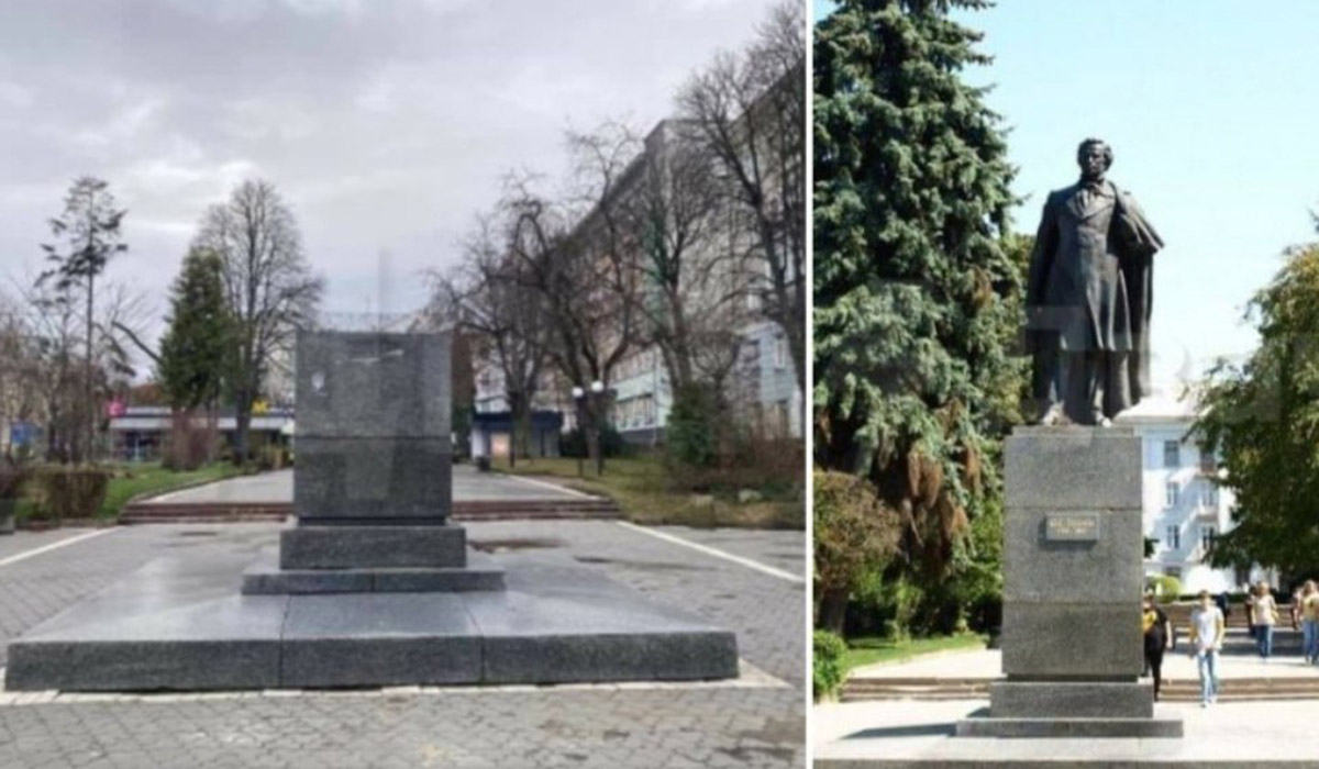 Στην Ουκρανία γκρεμίζουν αγάλματα του Πούσκιν και αλλάζουν ρωσόφωνα τοπωνύμια