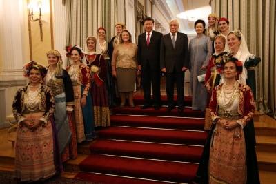 Προεδρικό Μέγαρο: Φωτογραφίες από το επίσημο δείπνο του ΠτΔ στον Κινέζο Πρόεδρο