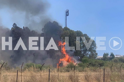 Φωτιά τώρα στην Ηλεία: Διπλός συναγερμός στην Πυροσβεστική