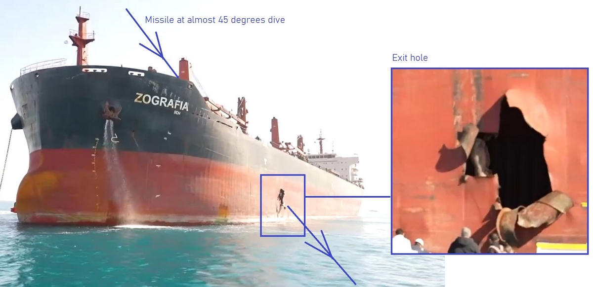 Ερυθρά θάλασσα: Φωτογραφίες ντοκουμέντο από το πλήγμα των Χούθι σε ελληνόκτητο πλοίο