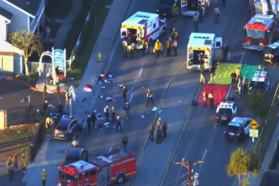 ΗΠΑ - Καλιφόρνια: Αυτοκίνητο έπεσε πάνω σε αστυνομικούς – 25 τραυματίες