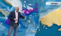 Σάκης Αρναούτογλου: Χιονοεκπλήξεις, καταιγίδες και σφοδροί νοτιάδες, οι περιοχές