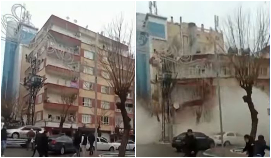 Τουρκία: Κτήριο γίνεται σκόνη μέσα σε δευτερόλεπτα (Βίντεο)