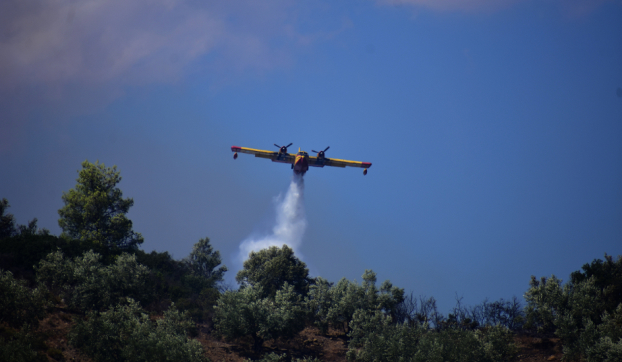 Φωτιά τώρα στη Ζάκυνθο - Σηκώθηκαν 3 αεροσκάφη