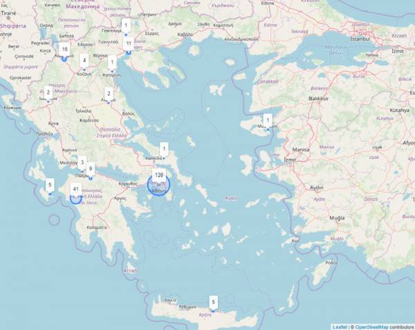 Κορονοϊός: Ποιες περιοχές στην Ελλάδα δεν έχουν κρούσμα
