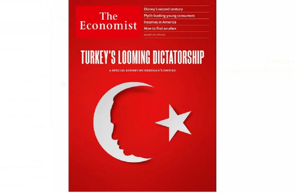 Εξώφυλλο ο Ερντογάν στον Economist: «Η Τουρκία ίσως βρίσκεται στα πρόθυρα δικτατορίας»