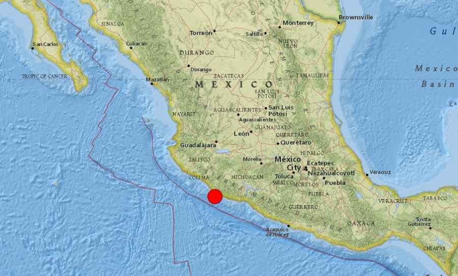 σεισμός 7,4 ρίχτερ τώρα στο Μεξικό