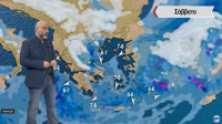 Σάκης Αρναούτογλου: Πτώση 10 βαθμών στην Αττική στις 16/12 - Πού θα έχουμε χιόνια