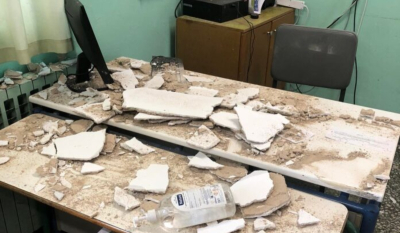Βόλος: Κατέρρευσε ταβάνι σε σχολική αίθουσα