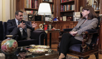Συναντήσεις Μητσοτάκη με τον πρωθυπουργό της Βαυαρίας και τη Σακελλαροπούλου