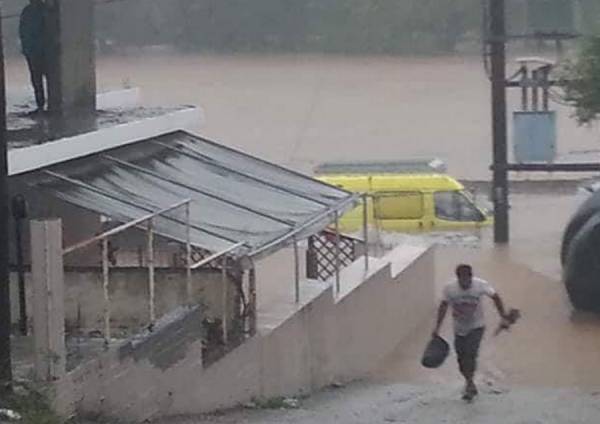 Έντονα πλημμυρικά φαινόμενα σε περιοχές της ανατολικής Μακεδονίας και της Ξάνθης