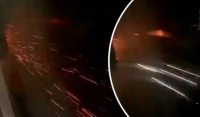 Αεροσκάφος άρπαξε φωτιά στον αέρα - Τρομακτικό βίντεο μέσα από την καμπίνα