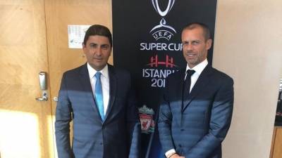 Συνάντηση Αυγενάκη - Τσέφεριν: Η UEFA αρωγός στις πρωτοβουλίες της αθλητικής ηγεσίας