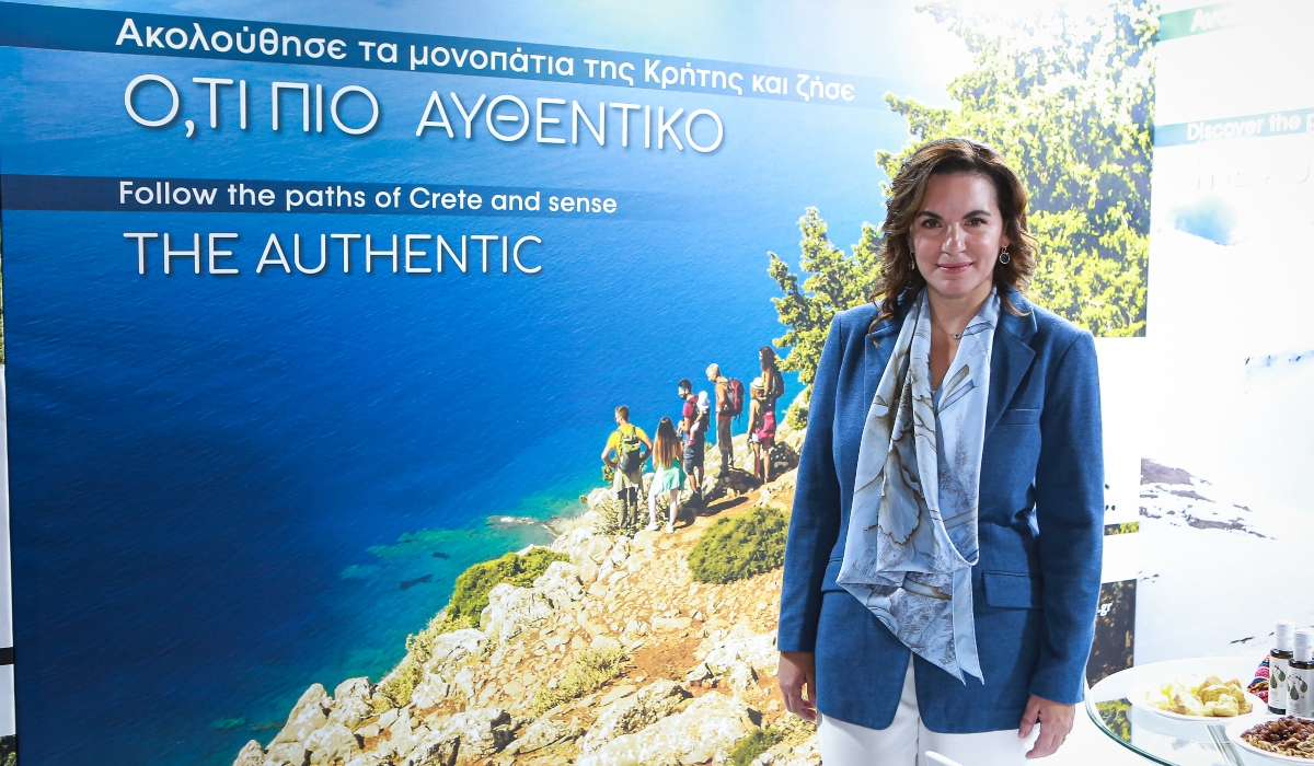 Μαραθώνιος Αθήνας: Η Όλγα Κεφαλογιάννη στα εγκαίνια της «Marathon Expo 2023»