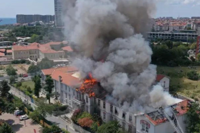 Στις φλόγες ελληνικό νοσοκομείο στην Κωνσταντινούπολη