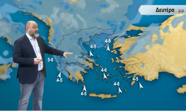 Σάκης Αρναούτογλου: Πάσχα με βροχές στα δυτικά - Με τι καιρό θα γίνει η επιστροφή των εκδρομέων