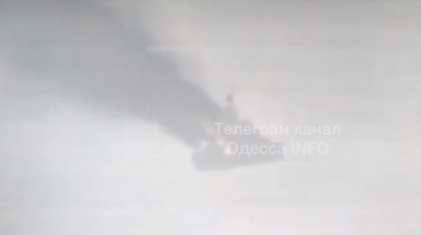 Ουκρανία: Ρωσική φρεγάτα επλήγη από πύραυλο στη Μαύρη Θάλασσα