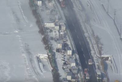 Ιαπωνία: Καραμπόλα 130 αυτοκινήτων λόγω της χιονοθύελλας