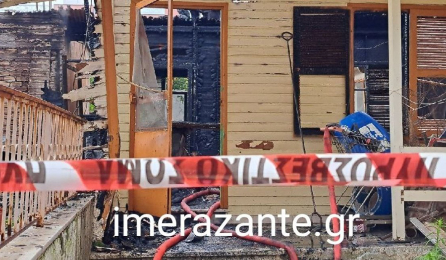 Ζάκυνθος: Τραγωδία με δύο νεκρούς, μετά από φωτιά σε λυόμενο οίκημα