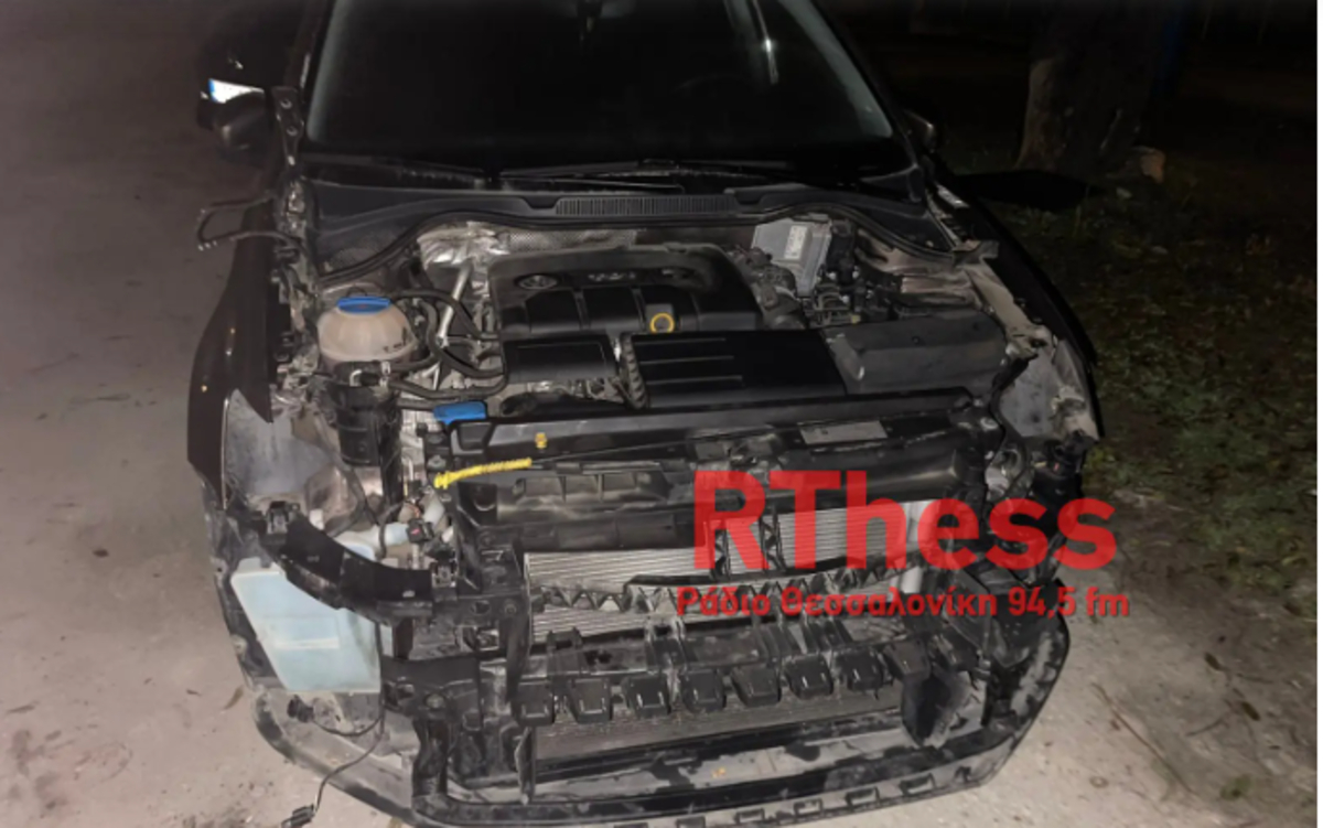 Θεσσαλονίκη: Πήγε να πάρει το αυτοκίνητό της και το βρήκε μισό (φωτογραφίες)