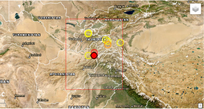 Ισχυρός σεισμός στο Αφγανιστάν