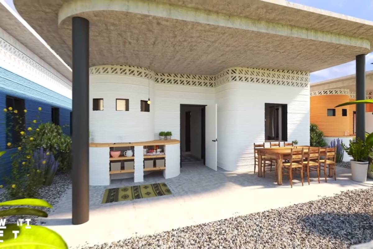 3D εκτυπωτής «κτίζει» σπίτι σε 24 ώρες (Βίντεο)