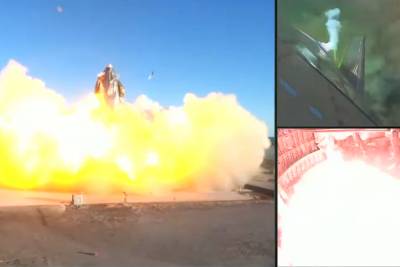 Εξερράγη ο πύραυλος Starship της SpaceX - Πλάνα από το ατύχημα