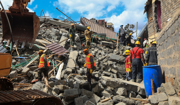Τραγωδία στην Κένυα: Τουλάχιστον πέντε νεκροί από κατάρρευση κτηρίου