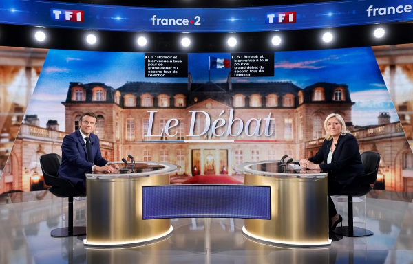 Γαλλικές εκλογές: Δείτε live το debate Μακρόν-Λεπέν με ελληνική μετάφραση