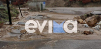 Eύβοια: Μεγάλες καταστροφές από την κακοκαιρία «Αθηνά»