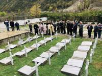 Τελετή ενταφιασμού οστών Ελλήνων πεσόντων στην Αλβανία