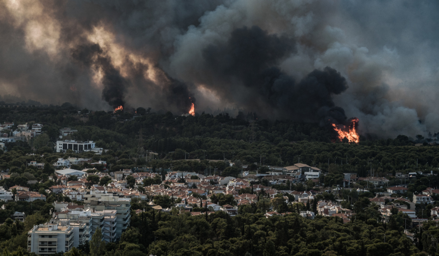 Σε κατάσταση έκτακτης ανάγκης ο δήμος Αχαρνών μετά τη φωτιά
