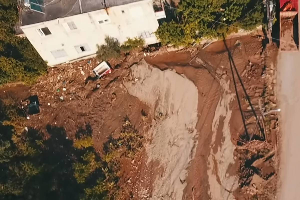 Εύβοια: Η καταστροφή στο χωριό Πολιτικά από τις φονικές πλημμύρες (drone)