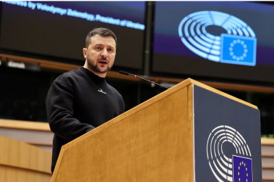 Ο Ζελένσκι επιχειρεί να πείσει ότι η Ουκρανία αξίζει μια θέση στην Ευρωπαϊκή Ένωση